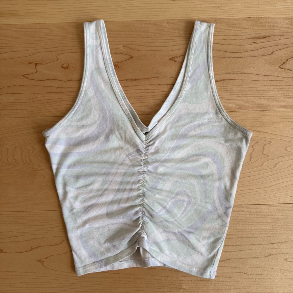 Hollister Pastel Swirly Tank Top